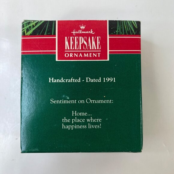 Hallmark 1991 Keepsake Ornament New Home Cardinal Birdhouse Christmas Decoration - Picture 5 of 5